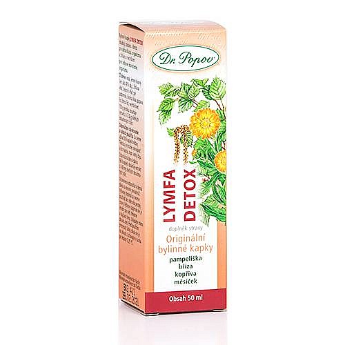 Lymfa - detox, originální bylinné kapky Dr. Popov