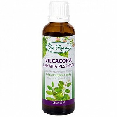 Vilcacora (Uňa de Gato), originální bylinné kapky Dr. Popov
