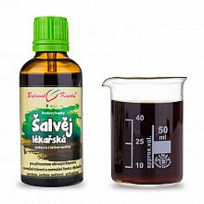 Šalvěj lékařská bylinné kapky (tinktura) 50 ml