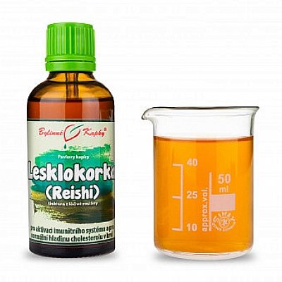 Lesklokorka (reishi) bylinné kapky (tinktura) 50 ml