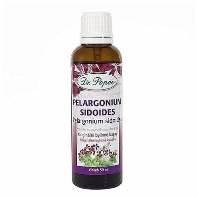 Pelargonium sidoides,originální bylinné kapky Dr.Popova