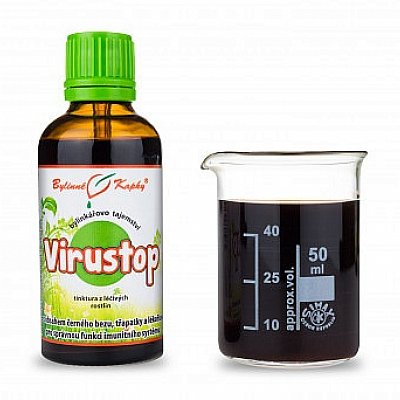 V-stop (Virustop) bylinné kapky (tinktura) 50 ml